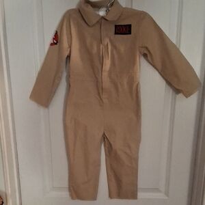 Tan Kids Bodysuit with Patch